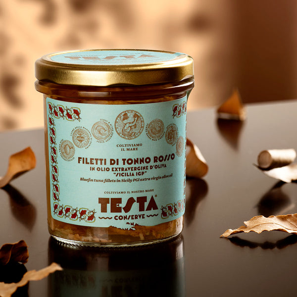 Filetti di tonno rosso in olio EVO 320g