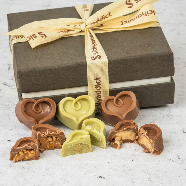 Cioccolatini artigianali ripeni Cori di Trinacria 9 pezzi