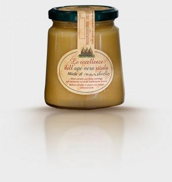 Mandelhonig Slow Food Sizilianische Schwarze Biene 250 g