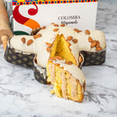 Colomba Artigianale alle Mandorle 1kg con Crema alla Mandorla in Sac à Poche