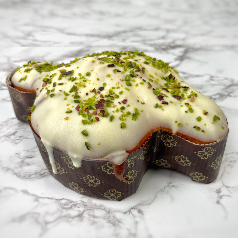 Colomba al pistacchio senza glutine 500g con crema spalmabile 90g