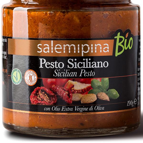 Organic Sicilian pesto 190 g