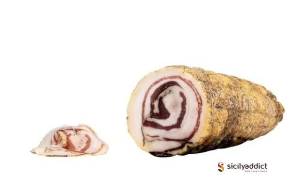 Pancetta arrotolata di Suino Nero Dei Nebrodi Slow Food 300 g