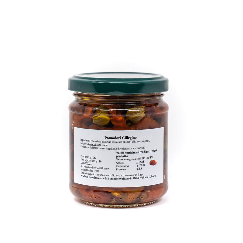 Pomodorini Ciliegino Sott'Olio di Vulcano 180 g