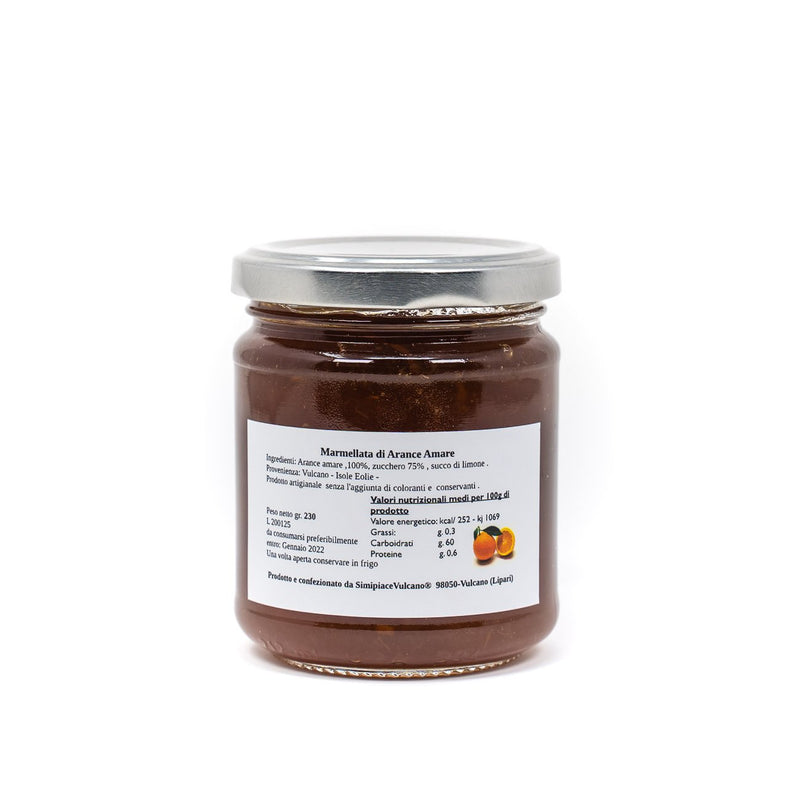 Marmellata di Arance Amare delle Isole Eolie 230 g