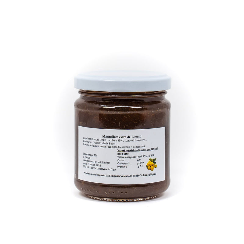 Marmellata Extra di Limoni di Vulcano 230 g