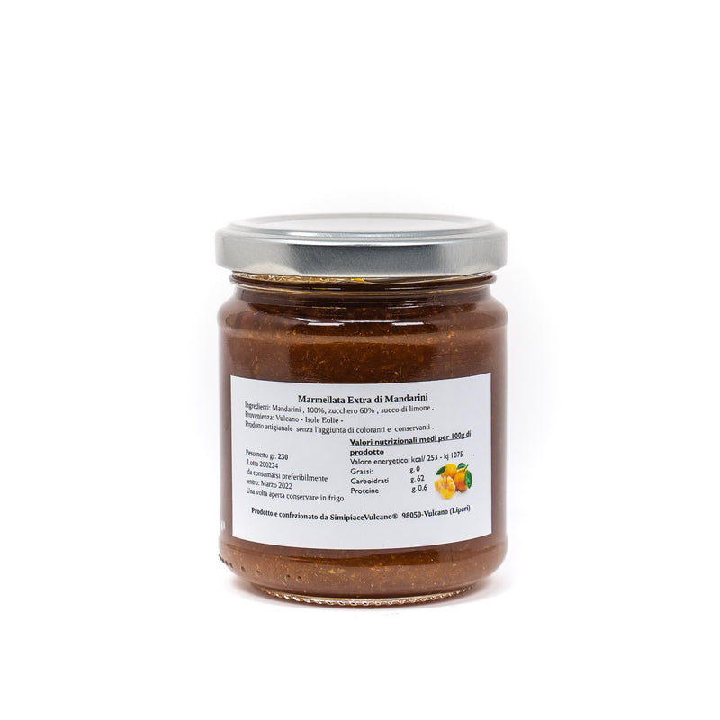 Marmellata Extra di Mandarini di Vulcano 230 g