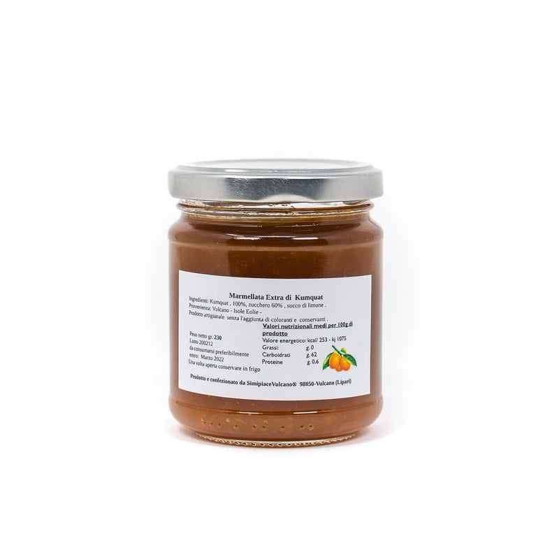 Marmellata Extra di Kumquat di Vulcano 230 g