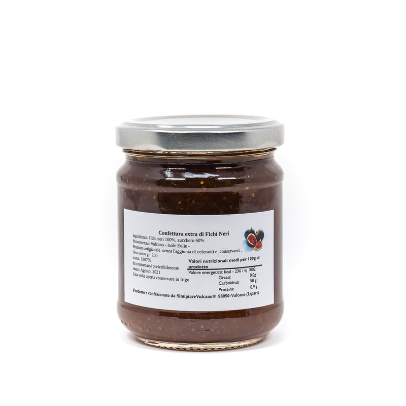Confettura Extra di Fichi neri di Vulcano 230 g