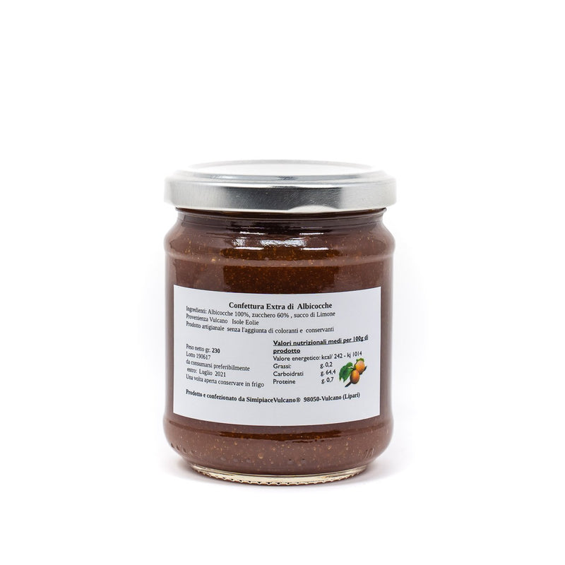 Confettura Extra di Albicocche di Vulcano 230 g