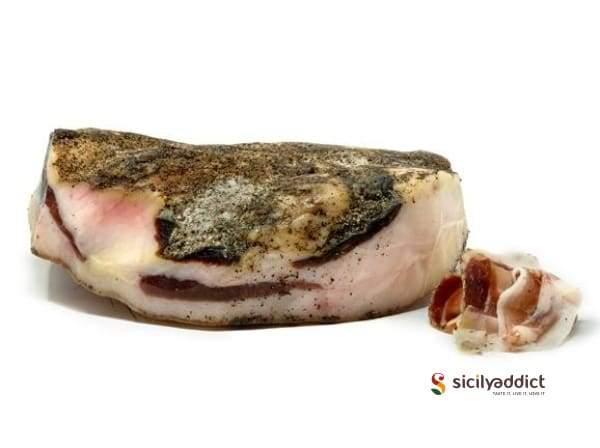 Guanciale di Suino Nero Dei Nebrodi Slow food 350 g