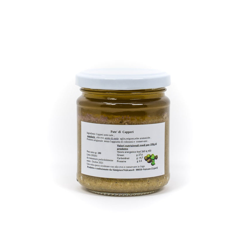 Paté di Capperi di Vulcano 180 g