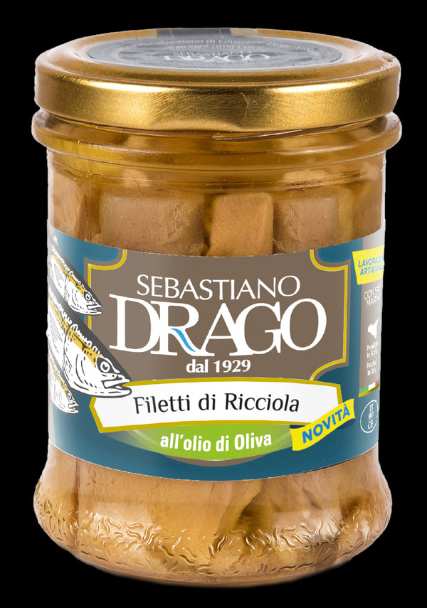 Filetti di Ricciola in olio di oliva siciliano 200g