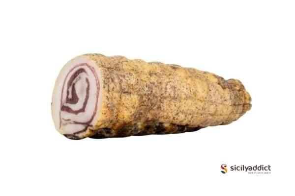 Pancetta arrotolata di Suino Nero Dei Nebrodi Slow Food 300 g