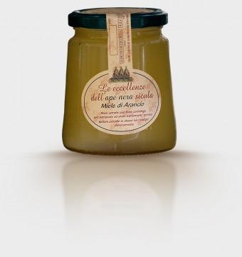 Orangenhonig Slow Food Sizilianische Schwarze Biene 100 g