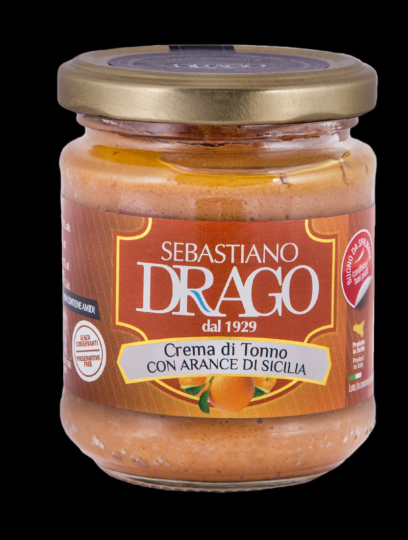 Crema di tonno con arance siciliane 130g