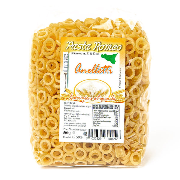 Anelletti di Semola di Grano Duro 500 g