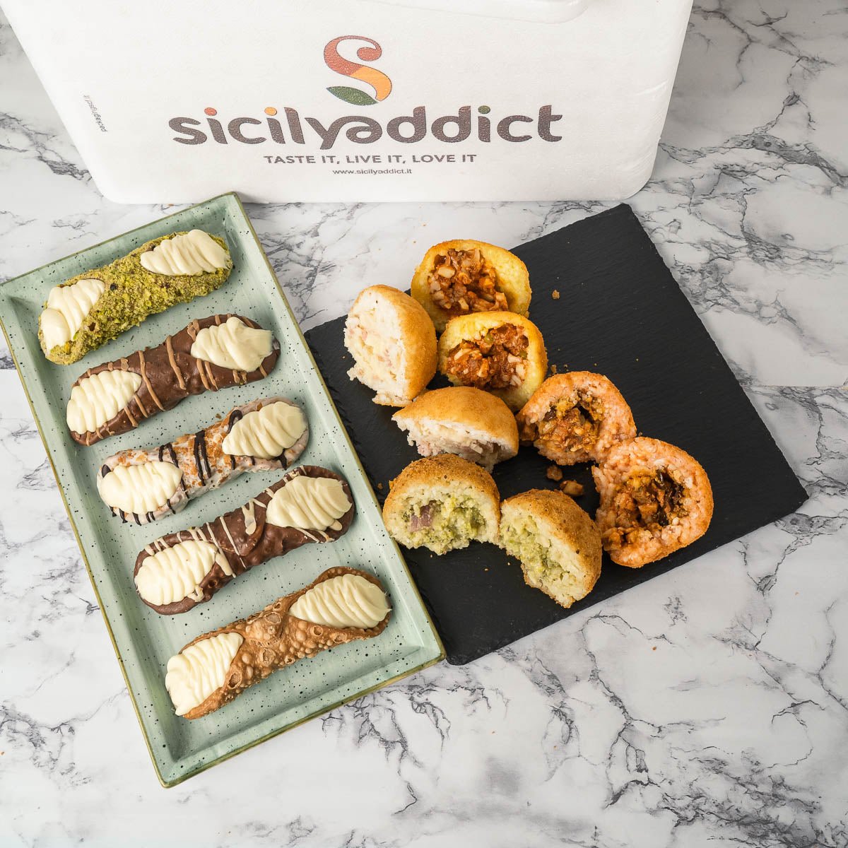 Box prodotti siciliani Welcome Kit - SicilyAddict