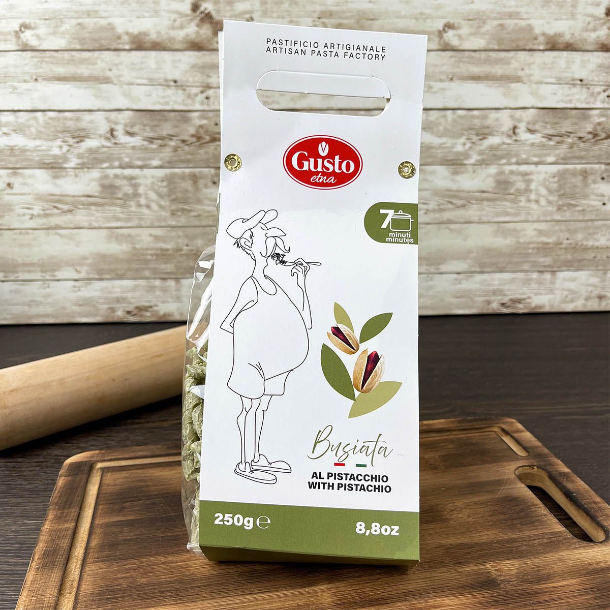 Busiate al pistacchio 250g - SicilyAddict