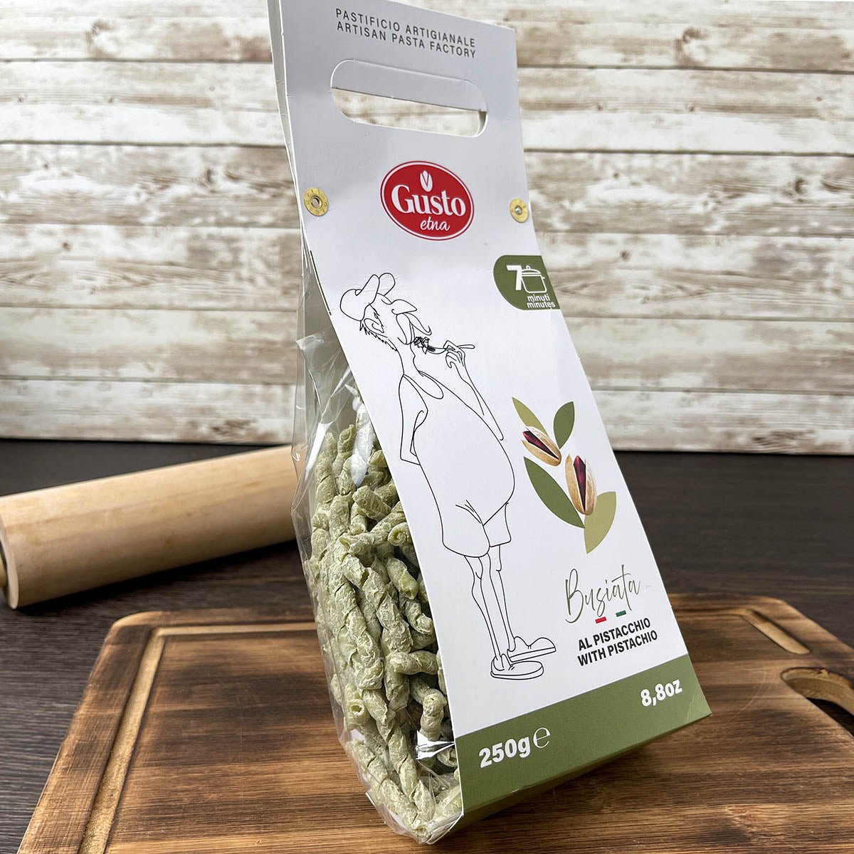 Busiate al pistacchio 250g - SicilyAddict