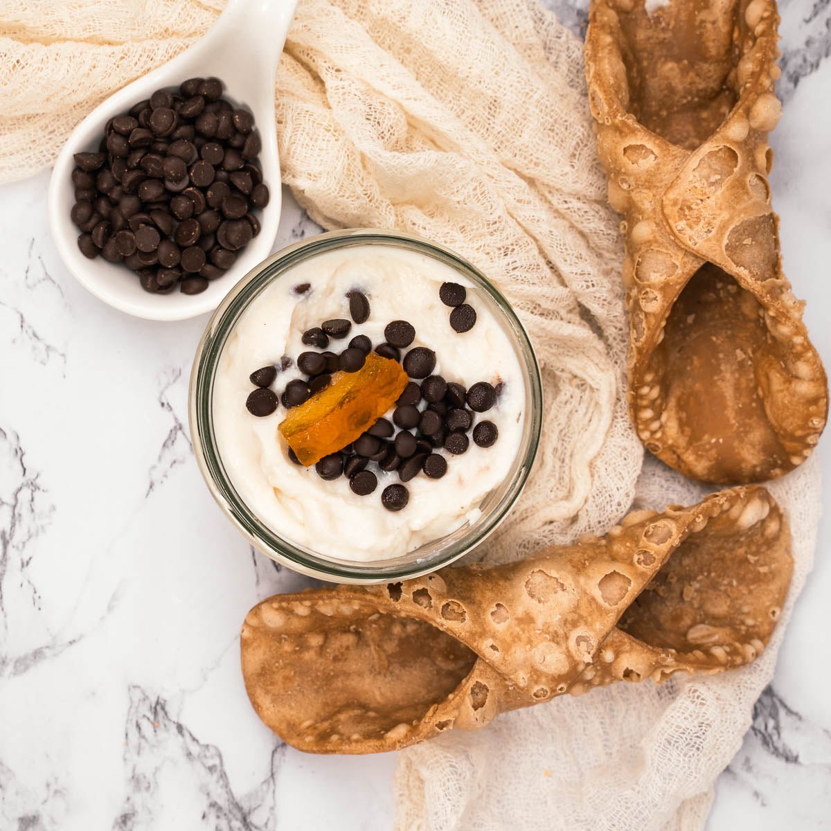 Cannolo siciliano scomposto in barattolo 140g - SicilyAddict