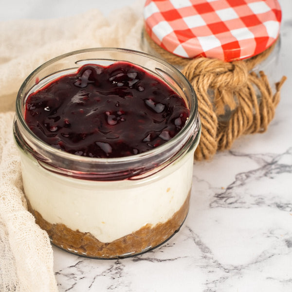Cheesecake ai frutti di bosco in barattolo 160g - SicilyAddict