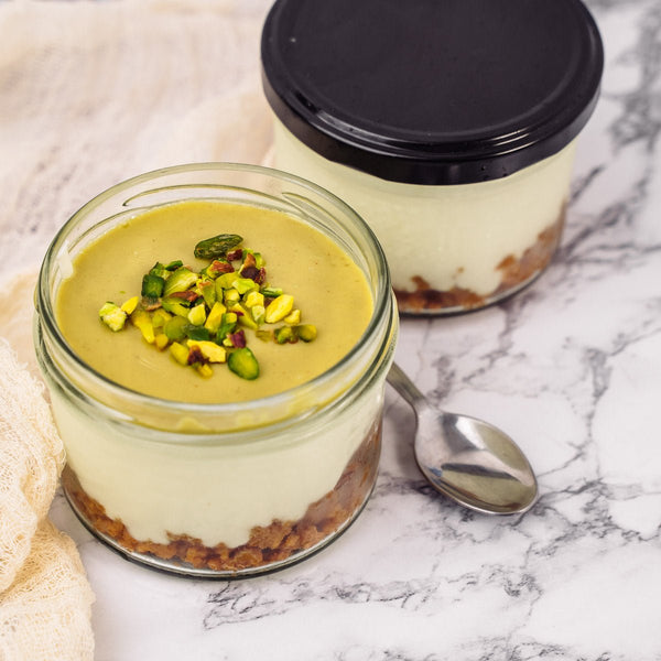 Cheesecake al pistacchio in barattolo 160g - SicilyAddict