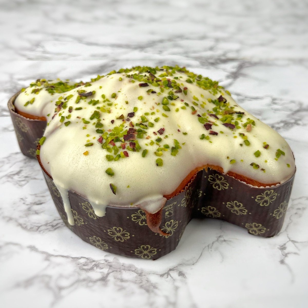 Colomba al pistacchio senza glutine 500g con crema spalmabile 90g - SicilyAddict