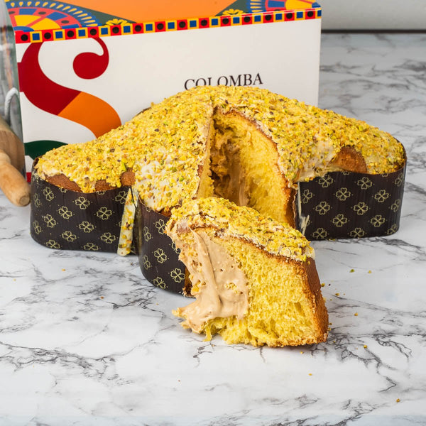 Colomba artigianale farcita Tre Meraviglie 1,1kg - SicilyAddict