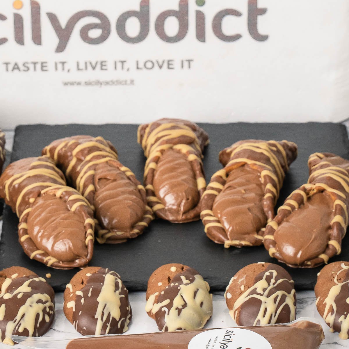 Kit cannoli siciliani ciokocaramel - SicilyAddict