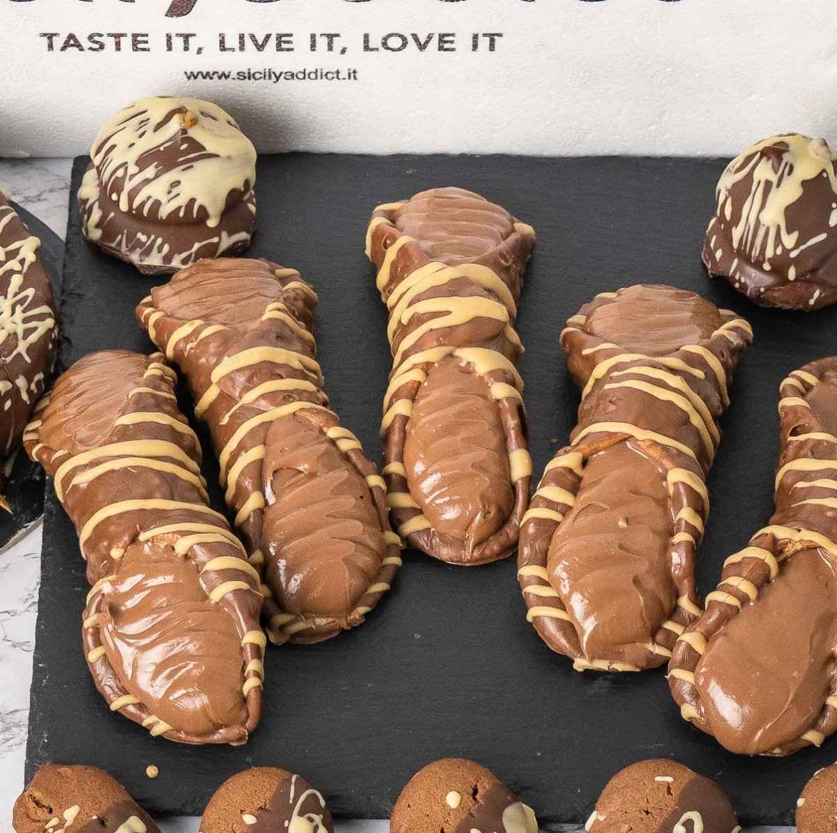Kit cannoli siciliani ciokocaramel - SicilyAddict