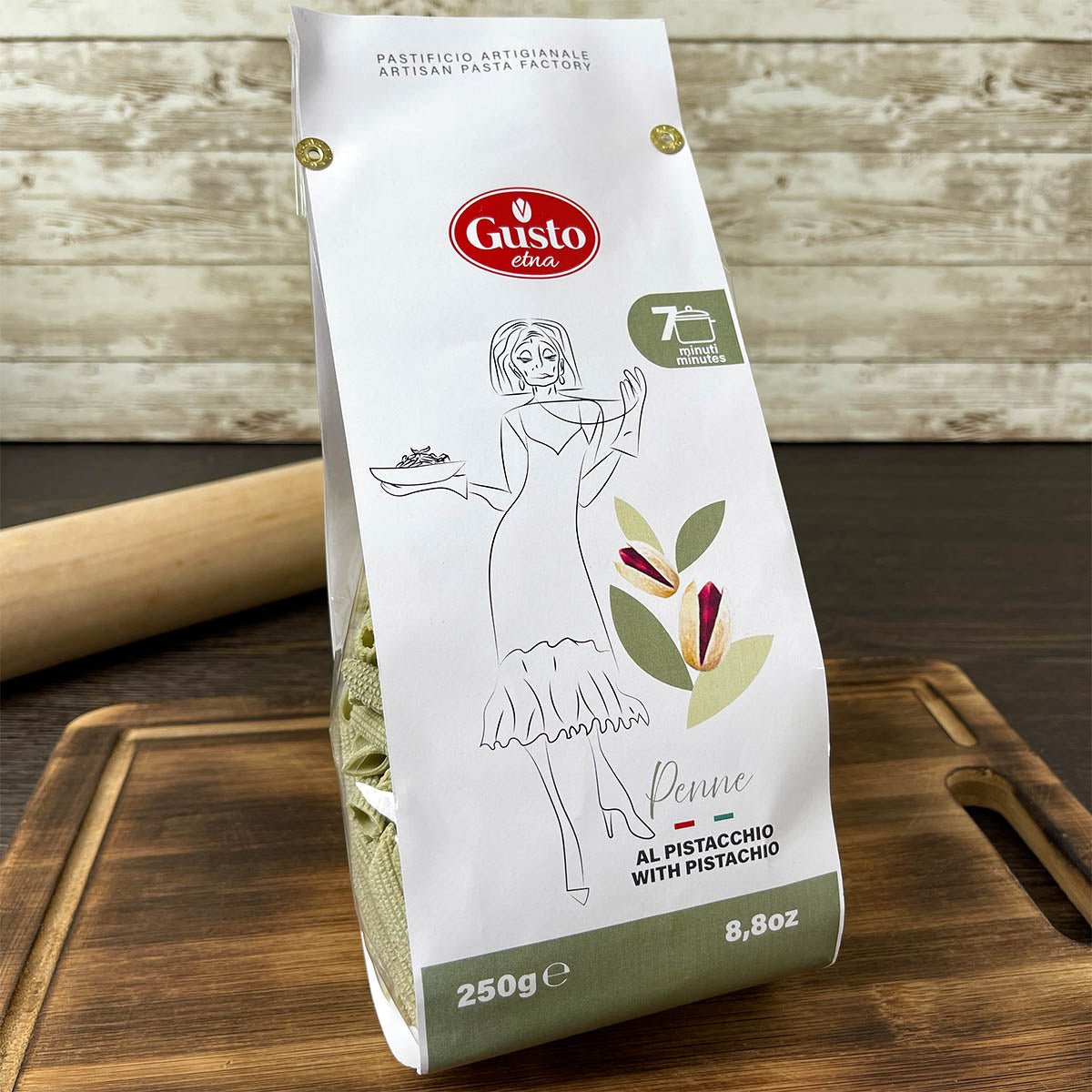 Penne al pistacchio 250 g - SicilyAddict