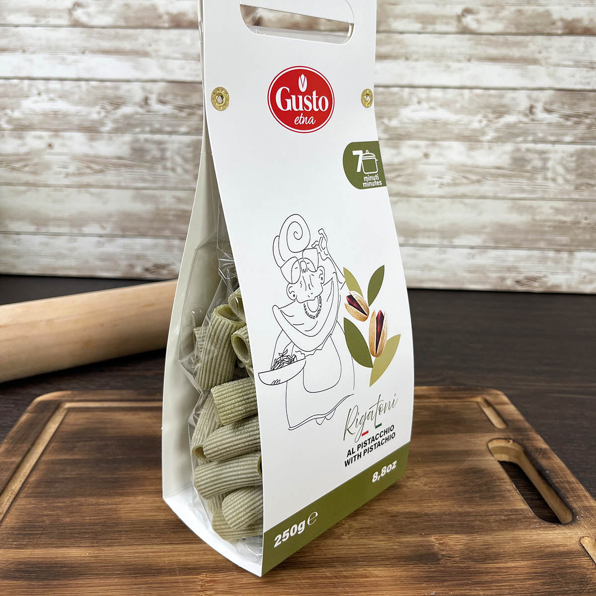 Rigatoni al pistacchio 250g - SicilyAddict