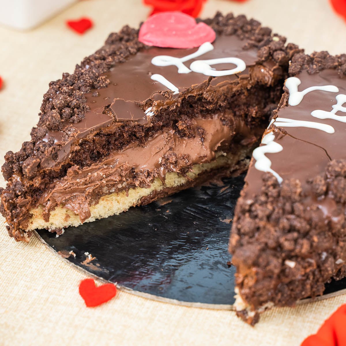Torta artigianale al cioccolato Ciokolove 600g con Confezione Regalo - SicilyAddict