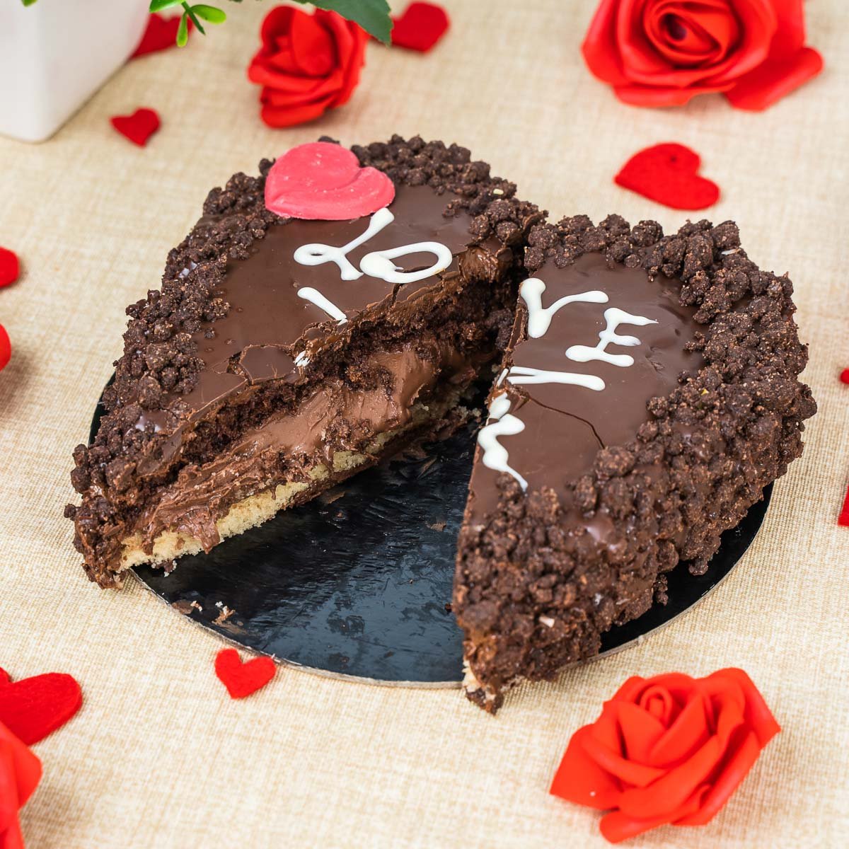 Torta artigianale al cioccolato Ciokolove 600g con Confezione Regalo - SicilyAddict