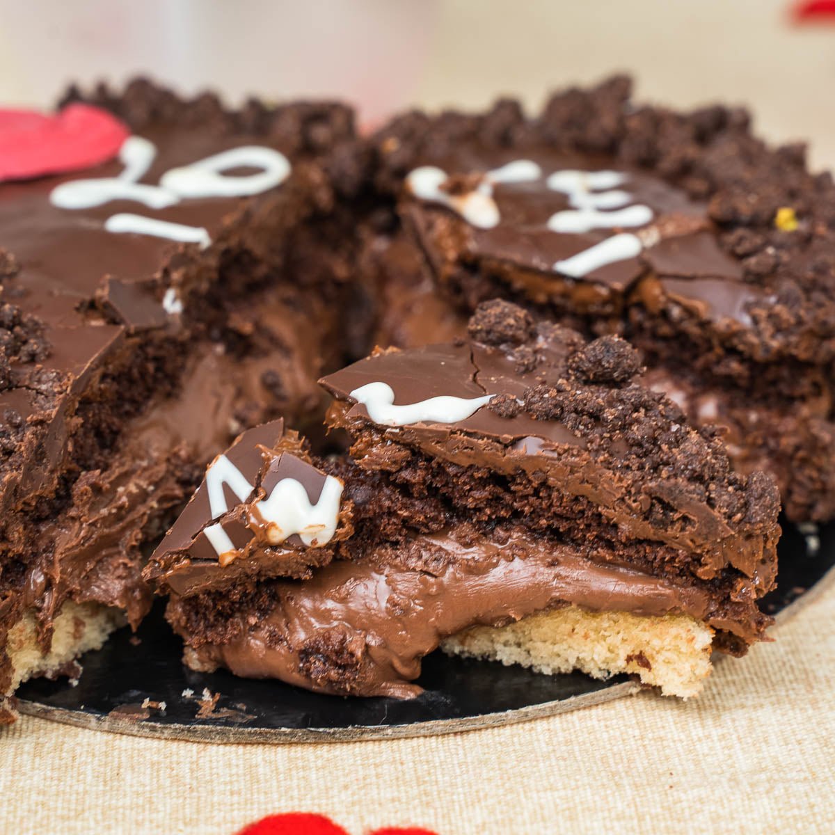 Torta artigianale al cioccolato Ciokolove 600g con Confezione Regalo - SicilyAddict